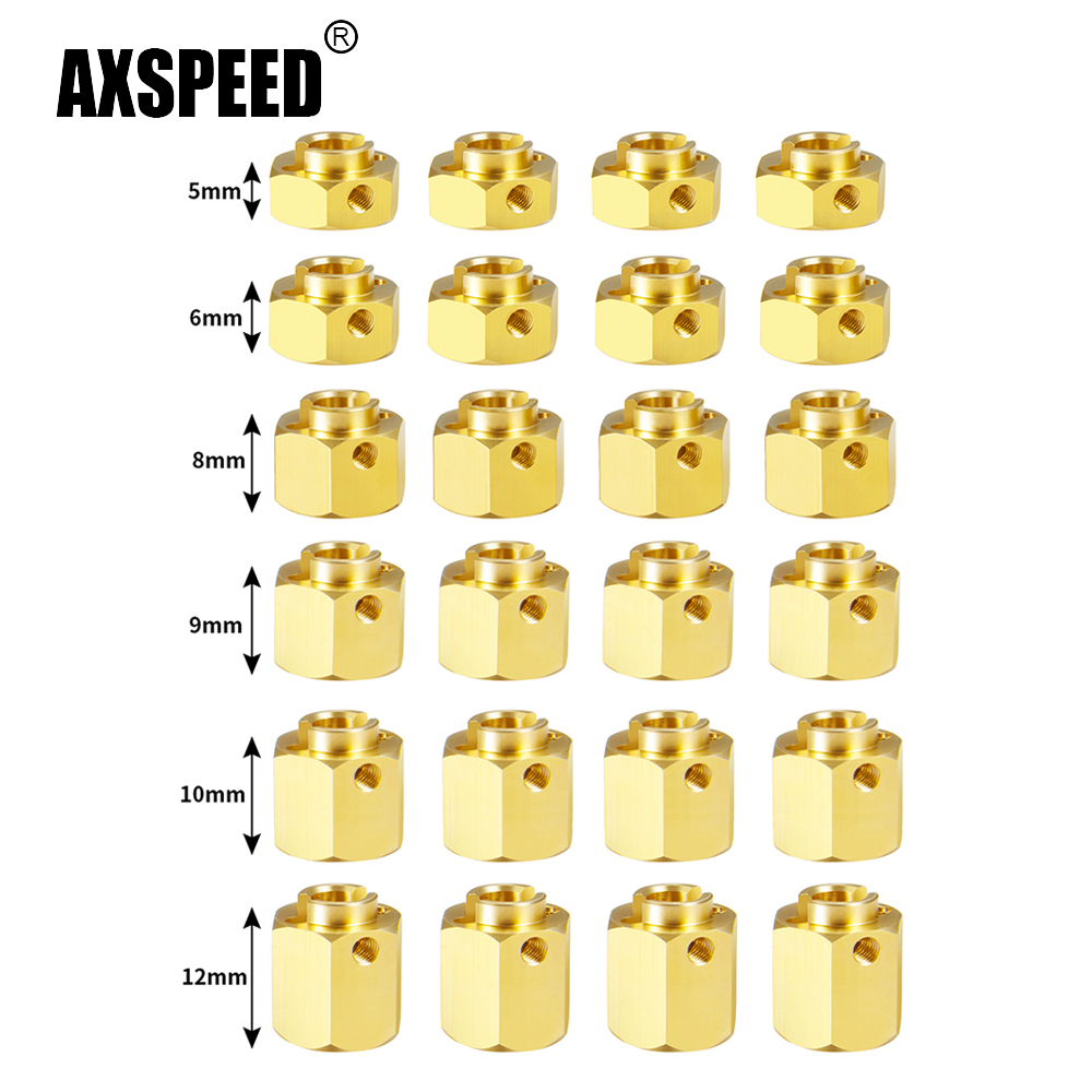 Wheel Hex Adapter - AXSPEED 4 szt. Adaptery sześciokątne do