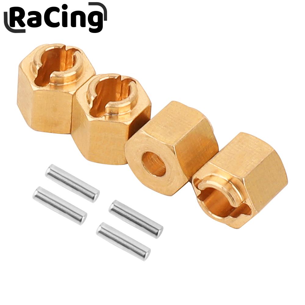 Wheel Hex Adapter - 4szt 7mm Mosiężne przedłużacze piasty sześciokątnej