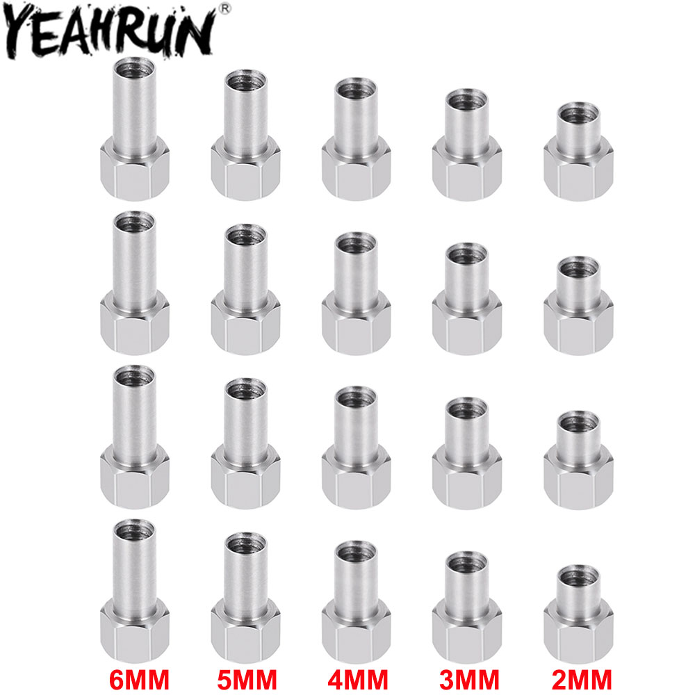 Wheel Hex Adapter - YEAHRUN 4 szt. Nakrętki sześciokątne do