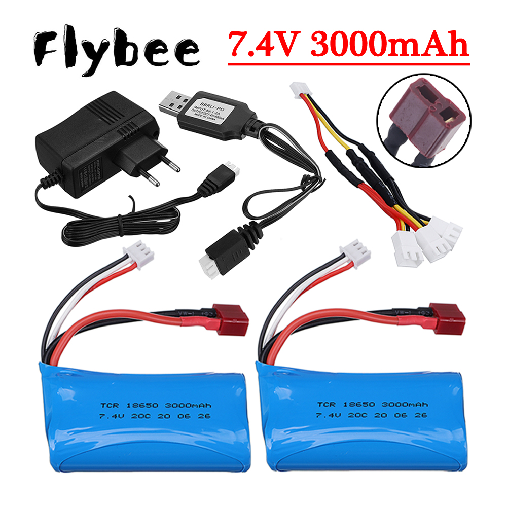 Rc Hobby Charger - Akumulator litowo-jonowy 7,4 V 3000 mAh
