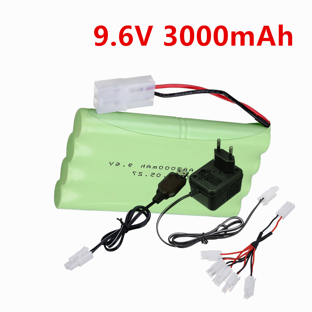 Rc Hobby Charger - Akumulator NiMH 9.6V 3000mAh lub ładowarka