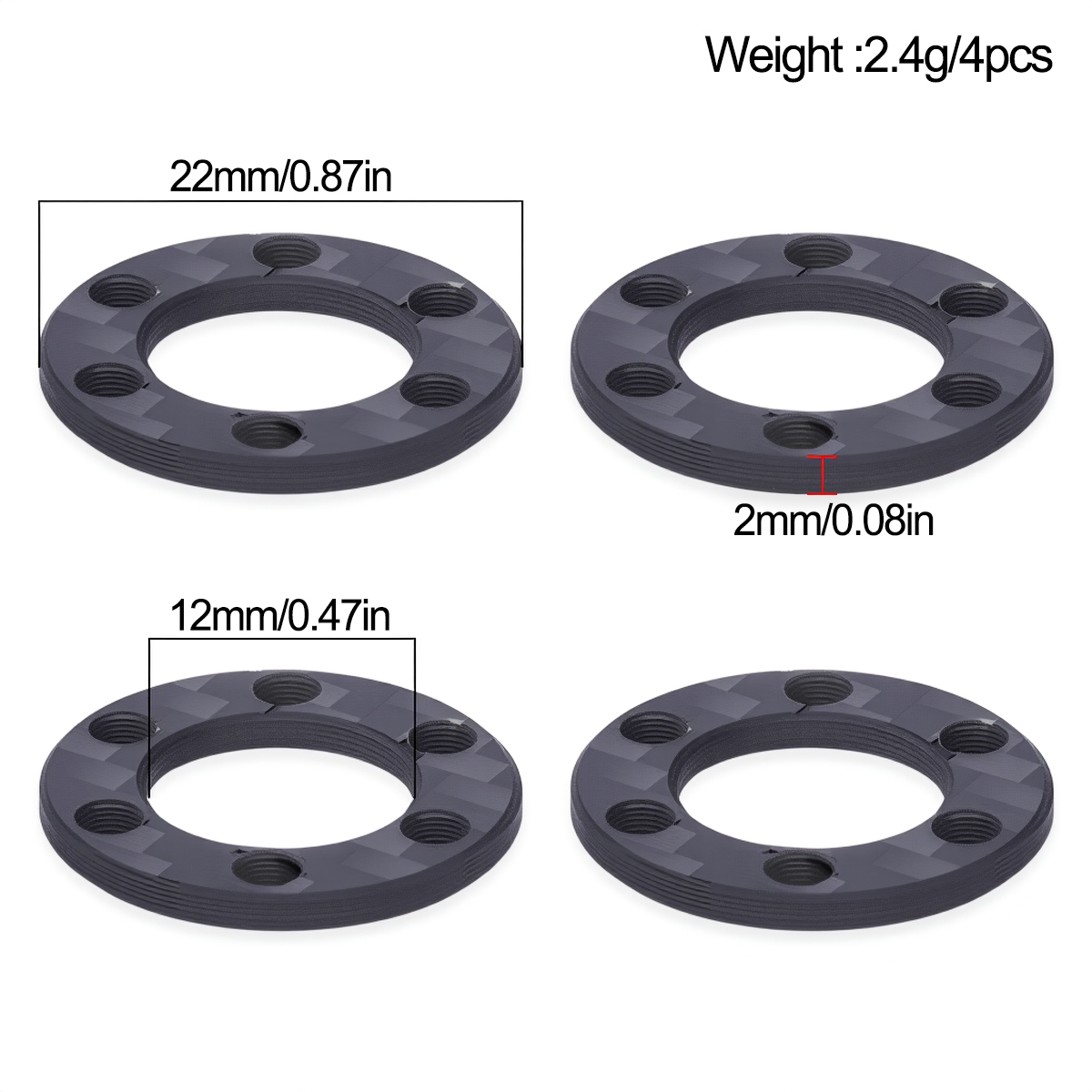 4/8 szt. Adaptery przedłużając – Wheel Hex Adapter recenzja i cena