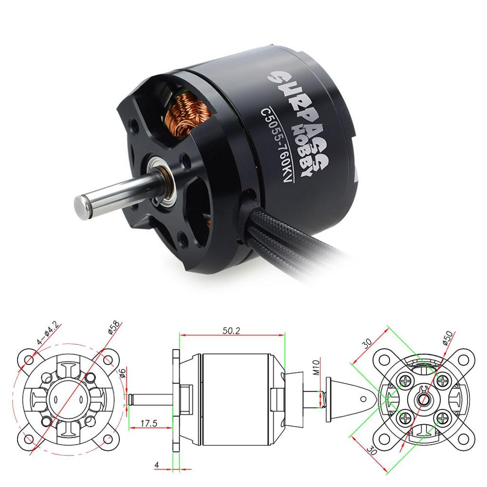 SURPASS HOBBY C5055 5055 570KV – Rc Hobby Online recenzja i cena
