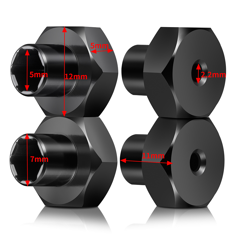 AXSPEED 4 szt. Aluminiowe adap – Wheel Hex Adapter recenzja i cena